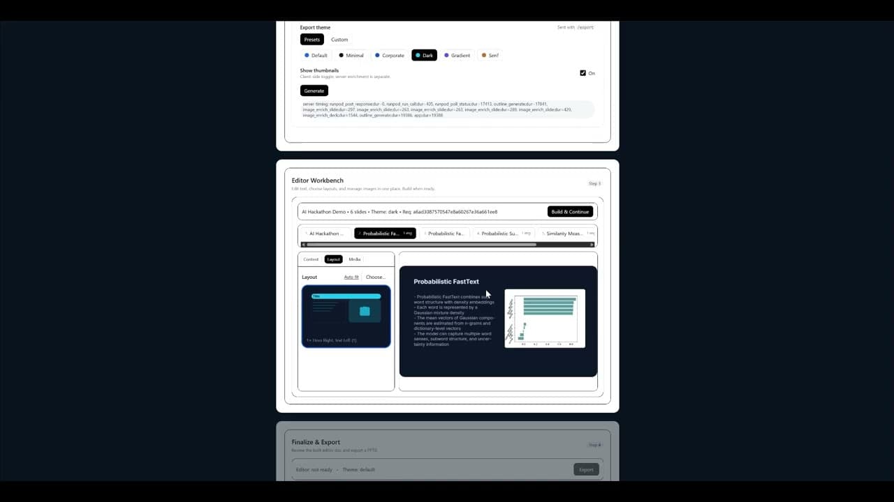 AI Presentation Architect (OpenAI Hackathon 2025)