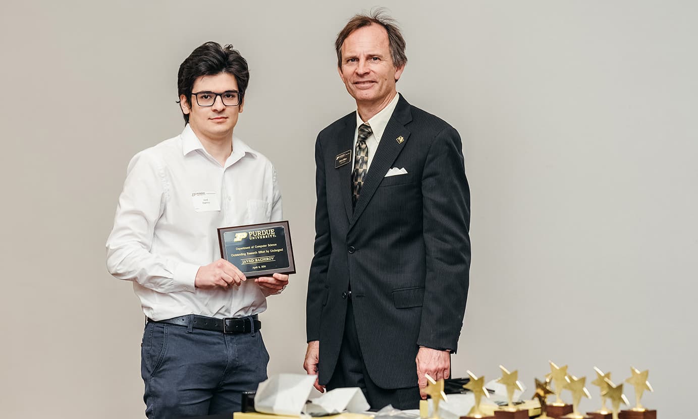 Purdue CS Outstanding Research Effort Award